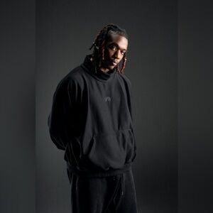 WKR BLACK HIGH NECK PULLOVER - SS3 size XXL distressed thick comfy sweater